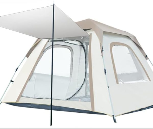 4/5/6person Outdoor Camping Tent, Large D-Door Automatic Tent, Easy to Set up Tent, Waterproof, Spacious, Lightweight and Portable Tent, Suitable for Outdoor Hiking Trips