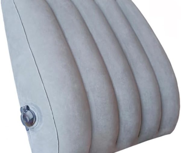 Lumbar Pillow Air Inflatable Pillow for Lower Back Lumbar Support Portable Back Pillow for Office Chair Car Seat Cushion