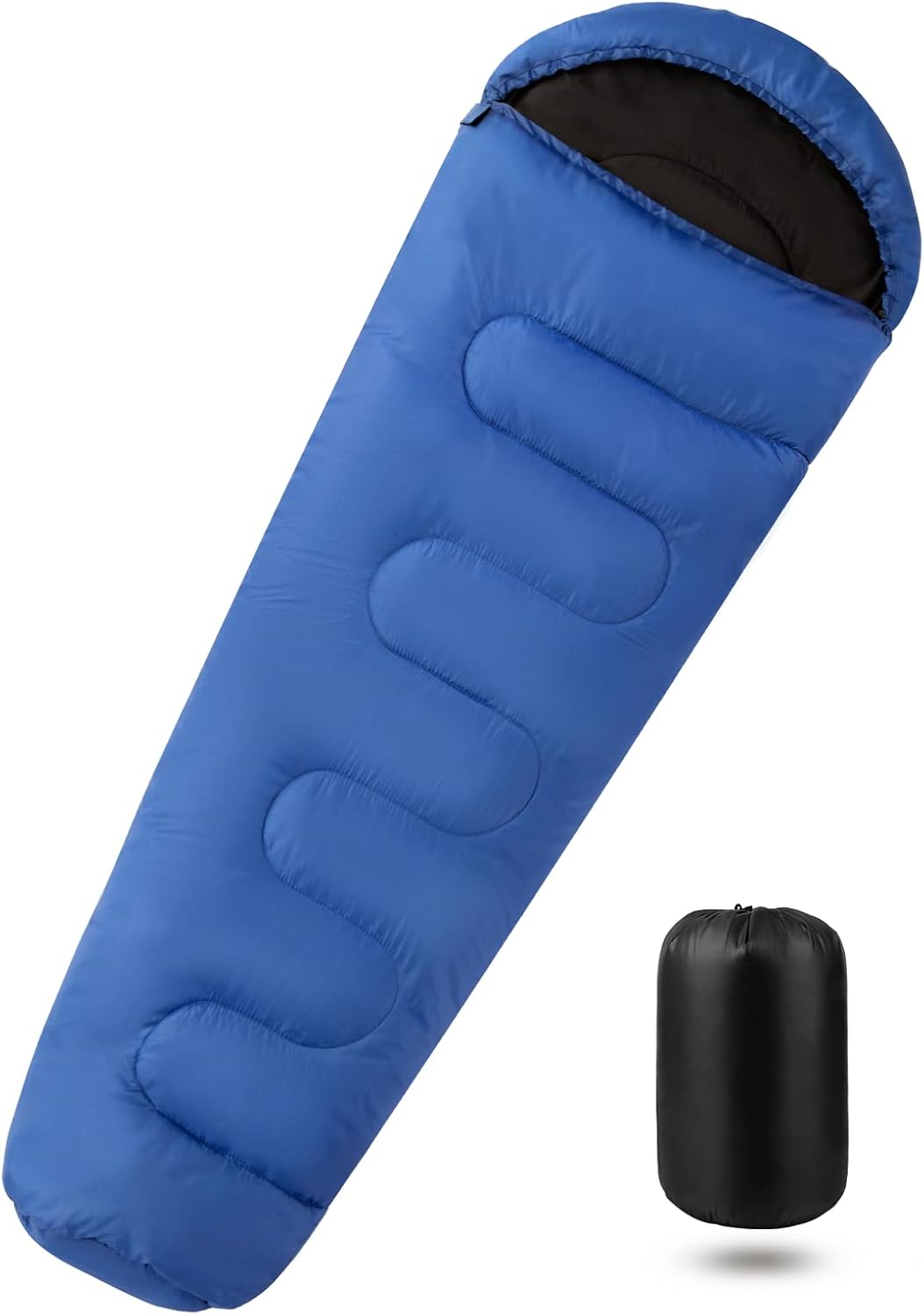 Summer Sleeping Bag for Adults | Ultralight 3 Season Sleeping Bag 1200g | Waterproof Sleeping Bags, Small Storage Size