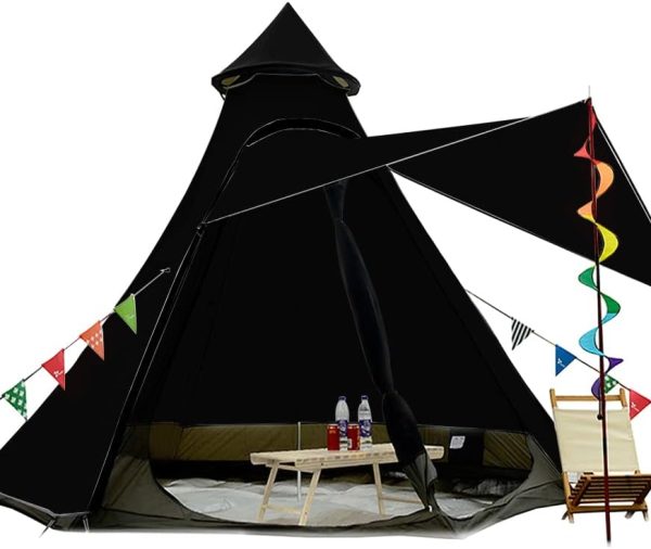 12'x10'x8'Dome Camping Tent 5-6 Person 4 Season Double Layers Waterproof Anti-UV Windproof Tents Family Outdoor Camping Tent