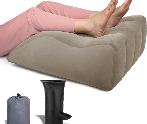 Leg Elevation Pillow - Inflatable Wedge Pillow for Sleeping Leg Pillows for Sleeping Portable Leg Pillow for Swelling, After Surgery, Blood Circulation