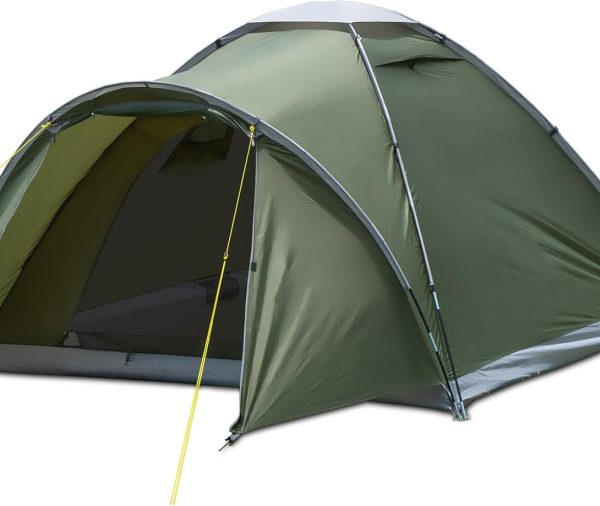 Camping Tent with Vestibule, Tents Camping Tent for 2-4 People,  Waterproof Tent for Camping, Travel, Trekking, Garden, Dome Tent, Ultralight Backpack, Upgrade