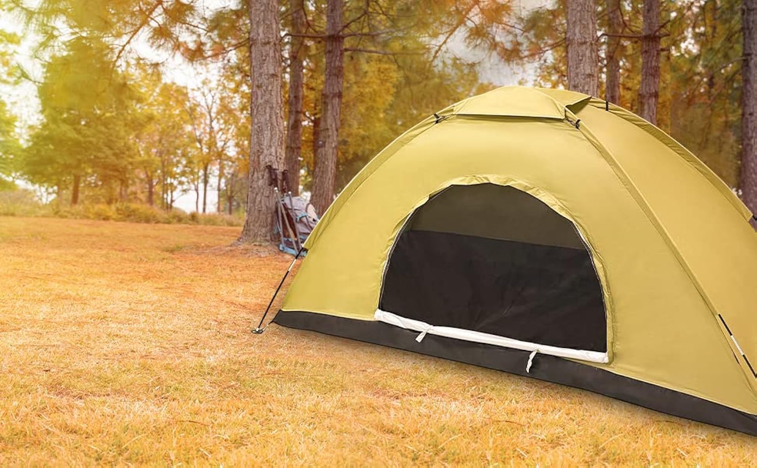 Tent Camouflage Camping Tent Backpacking Tent for Camping Hiking 【Outdoor Equipment】